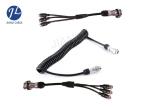 1M 3M 4M 7 Pin Truck Rear View Camera Cable 12-24V For 3 Cameras Connection