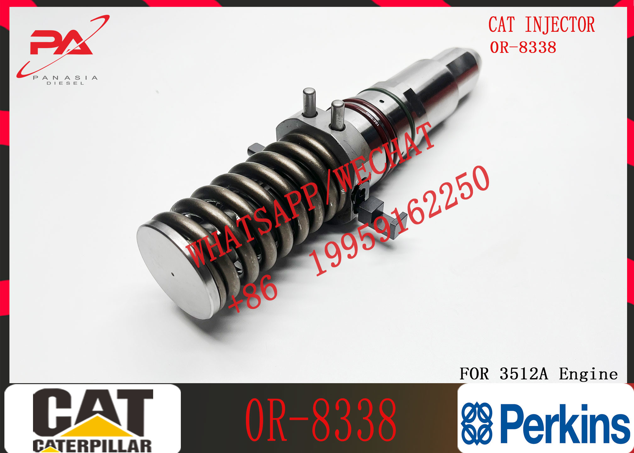 CAT3512A Injector Assembly 111-3718 0R-8338 4P9075 7E6408 9Y3773 6L4357 For CAT3512 Engine