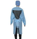 Manufacturer hot sale high quality disposable blue waterproof cpe plastic gown