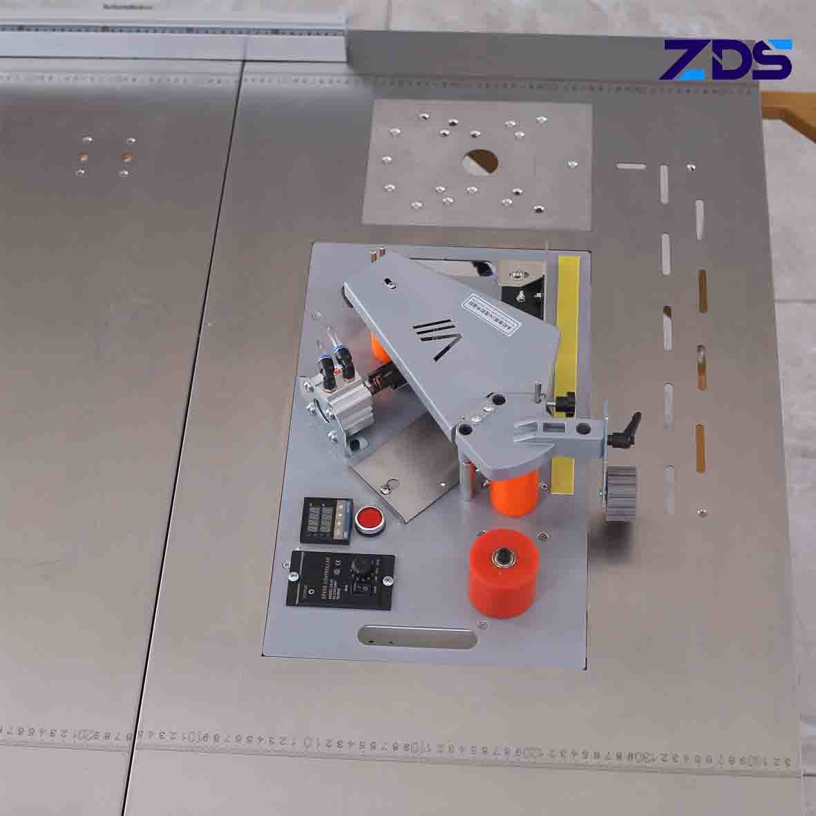 0.4-0.6Mpa Mini Edge Banding Machine Wood Furniture Straight Curved Edgebander