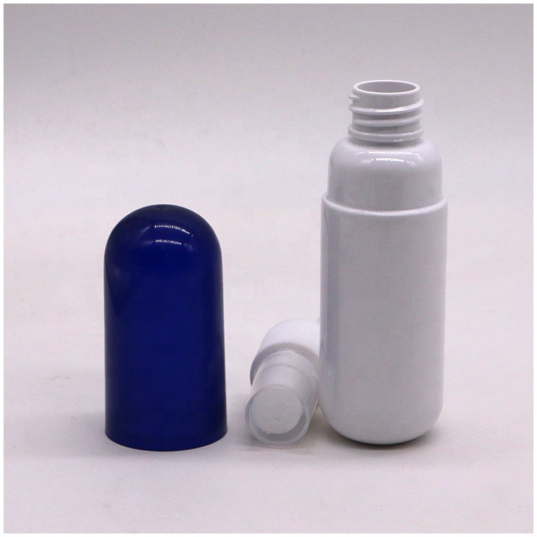 Customizable Color 50ml PET Mini Capsule Shape Plastic Bottle for Personal Care Needs