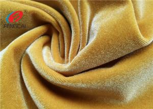 China 92% Polyester 8% Spandex Korean Spandex Velvet Fabric Yoga Pants Fabric For Women factory