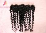 Unprocessed Virgin 13x4 Lace Frontal Malaysian Curly Human Hair No Tangle