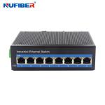 Din Rail Mount Gigabit POE Industrial Ethernet Switch 8*10/100/1000Mbps UTP Port