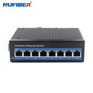 China Din Rail Mount Gigabit POE Industrial Ethernet Switch 8*10/100/1000Mbps UTP Port Network Switch factory