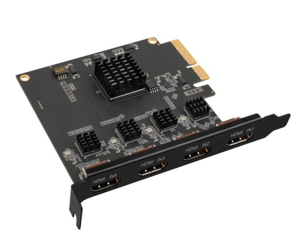 4 Channel HD-SDI Video Capture Card for Xos X 1920x1080 Windows 10 Professional
