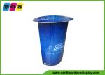 Blue Printing Stand Up Cutouts Portable Advertisng Cardboard Display Table AD017