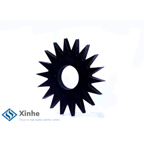 China 18 Teeth Pointed Sharp Star Cutter , Scarifier Parts & Accessories Drum complete With Milling Cutters factory