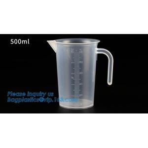 1L Clear measurement glass graduated cylinder jug for labor usage 200ml/400ml