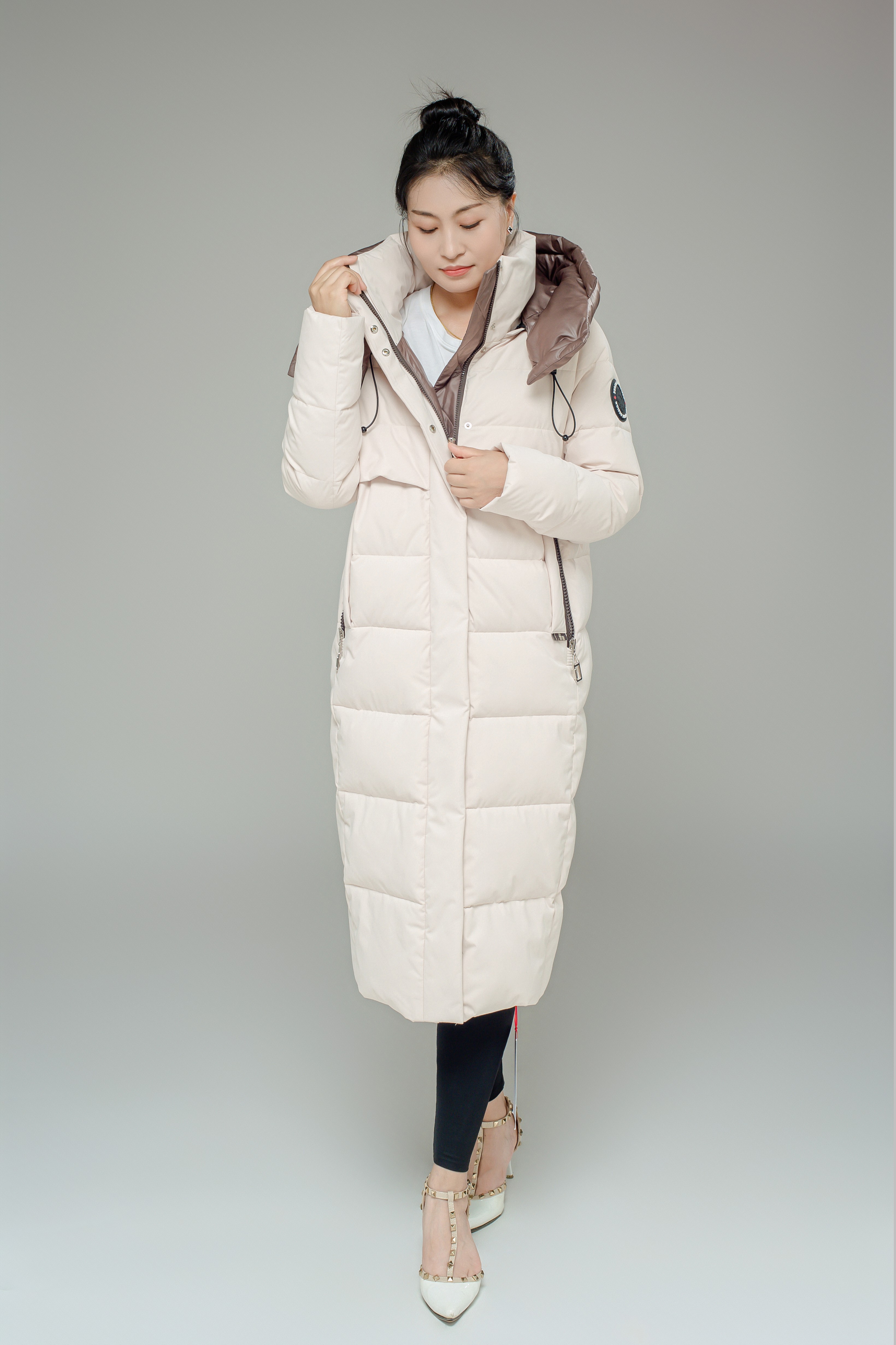 FODARLLOY 2022 Women's Hooded Warm Winter Thicken Fleece SS Collection Long Coats