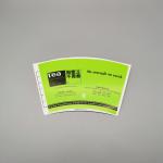 10oz Paper Cup Fan For Disposable Hot Beverage Custom Logo