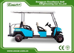 China Electric Golf Carts With Italian Gearbox 6 Seater Fuel Trojan Batteries Golf Cart factory