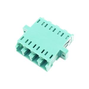 China Welded Type LC Quad MM SM Fiber Adapter For Data Center Cabling factory