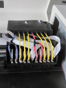China A Starjet DX7 Epson Heads 7702L Roll UV Inkjet Printer AC 220V For Double Side Printing factory