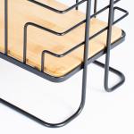 Standing Type Modern Bathroom Shower Caddy 3 Tiers Metal Wire Shelf Organizer