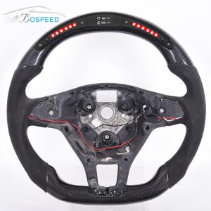 China VW Leather Golf Mk8 Steering Wheel Carbon Fiber Matte Black factory