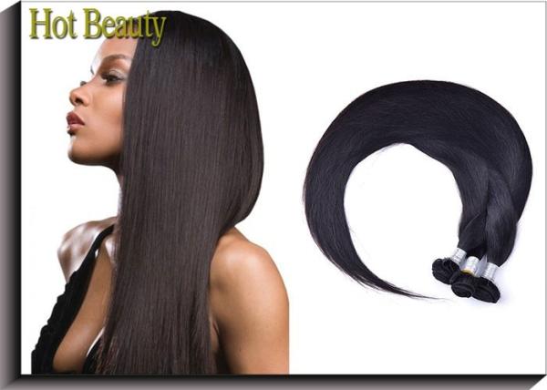 Fashion 6A 100% Peruvian Virgin Hair Straight Peruvian Hair Bundles Black 18
