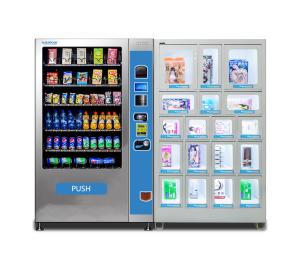 China 220V 60HZ Combo Snack And Soda Vending Machine 60W Power OEM factory
