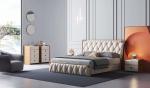 Luxurious Hotel Bedroom Furniture Solid Wood King Size Beds