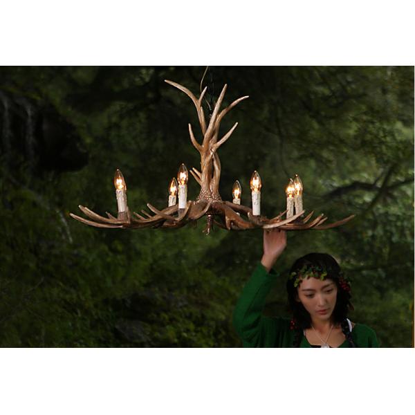 Countryside Deer Antler Chandelier For Farmhouse Warehouse Lighting Fixtures (WH-AC-31)