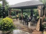 Large 3x4m Outdoor Garden Hardtop Metal Frame Waterproof Aluminum Gazebo