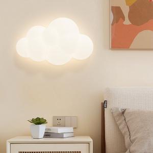 China Modern Creative Home Decor Children Cloud Flower Lamp LED Cloud Wall Light For Bedroom Girls Gift factory