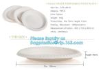 custom printed party plates disposable sugarcane bagasse plate Biodegradable