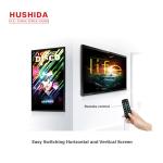 Indoor Wall Mounted Advertising Display Screens 1080P 49 Inch Bright Color 60 Hz