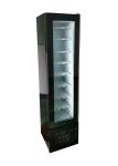 105L Low price supermarket vertical cooler display cabinet showcase beer freezer