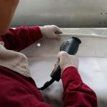 White PVC foil Single Membrane Biogas Cover Flame Resistant
