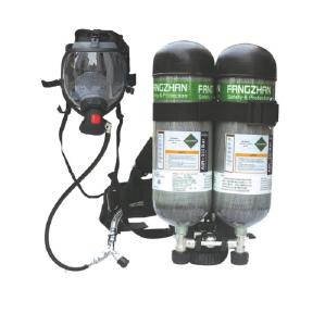 China Double bottle Carbon / Steel Composite Cylinder Self-contained Breathing Apparatus 12L SCBA factory