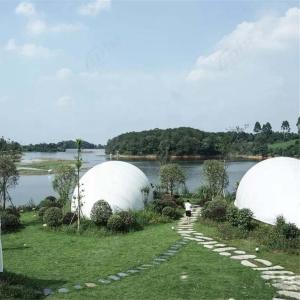 China 6x10m Hot Dip Galvanized Steel Tube Hard Glamping Shell Shape factory