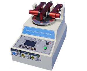 China Digital Display Taber Abrasion Tester For Leather Cloth And Rubber Testing factory