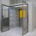 Cleanroom Air Shower Unit SS304 PVC Fast Shutter Door Clean Room Shower