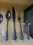 Stainless Steel Golden Color Tableware Spoons Forks Pvd Titanium Chrome Vacuum