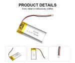 LP852045 Lithium Polymer Battery 750mah 3.7v Rechargeable LiPo Battery