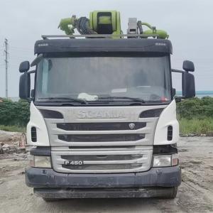 China Schwing HB39V Used Truck Concrete Pump Truck Mounted 39 Meter factory