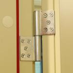 Standard 50mm 90mins Entry Fire Proof Doors Yellow Color