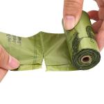 100 Biodegradable Dog Poop Bags , Biodegradable Cat Litter Waste Bags