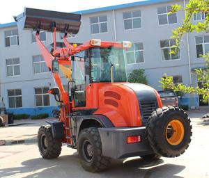 China 2.0 ton farm and garden machine wheel loader for farming and gardening factory