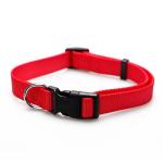 Wide Adjustable Pink Reflective Dog Collar Lightweight Personalised Dog Harness