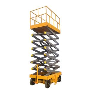 China 500kgs Mobile Scissor Lift Platform Hyd Scissor Lift 10m Working Height factory