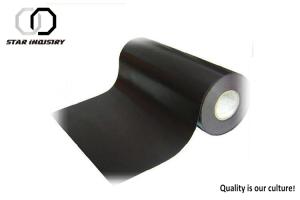 China Adhesive Isotropic Rubber Magnet Black Color Durable With Printable PVC factory