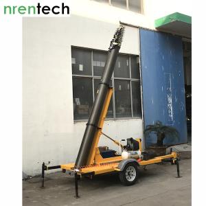 China 30m lockable pneumatic telescopic mast 30kg payloads for mobile broadcasting antenna NR-4.4-30-30L-13S-51-316 factory