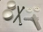 Vertical Ground Fixed Toilet Anchor Bolts , Toilet Bowl Mounting Bolts 6*70mm