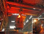 Industrial Electric Double Hoist Overhead Crane Box Type Steel Support