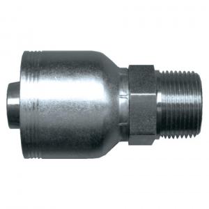 China SAEJ514 standard Steel Hose Fittings Threaded Male Pipe Coupling factory