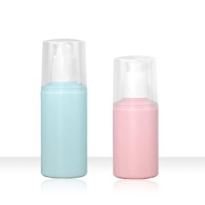 China 100ml 120ml Refillable Bottles Square Plastic Cosmetic Spray Bottles With HDPE Collar factory