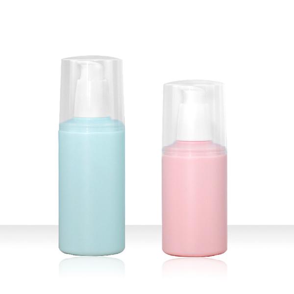 PE Material Cosmetic Lotion Bottles 80ml / 100ml Sunscreen Lotion Bottle For