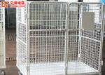 Large Capacity Industrial Rack Storage , Wire Mesh Pallet Storage Cage